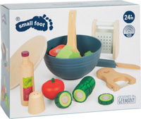 Drewniany zestaw do przygotowania sałatki Fresh Small Foot