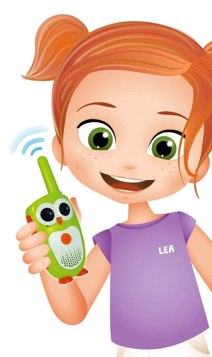 Walkie-Talkie Junior zasięg 2 km Buki nauka i zabawa