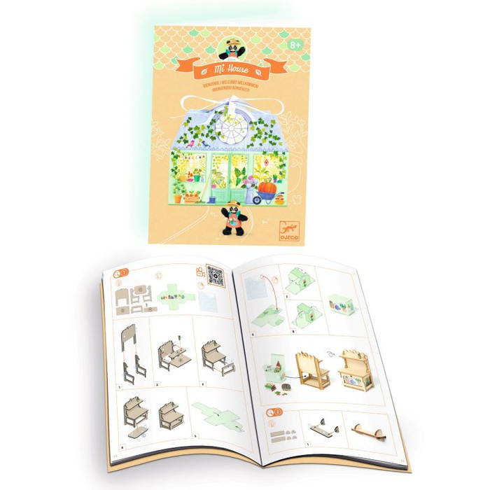 Domek do składania z wyposażeniem DIY MI HOUSE Olive Djeco