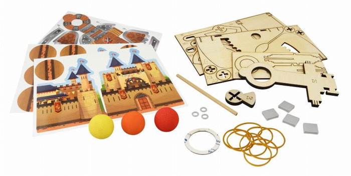 Zestaw kreatywny dla dzieci Średniowieczna katapulta Buki