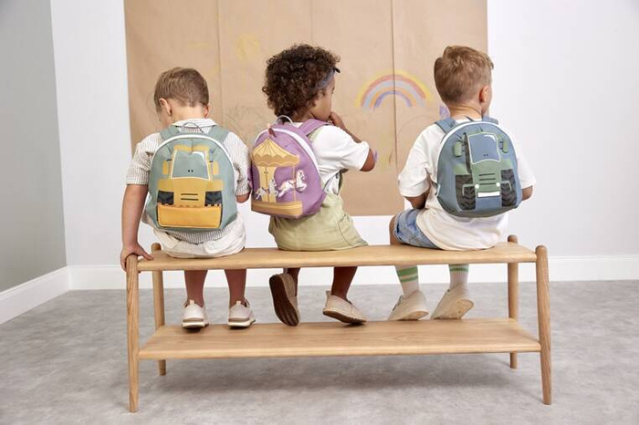 Plecak mini Tiny Drivers Spychacz Lassig