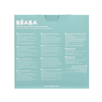 Beaba Komplet naczyń z silikonu pink