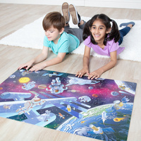 Puzzle podłogowe z efektem fluorescencyjnym 48 el. Kosmos Melissa & Doug