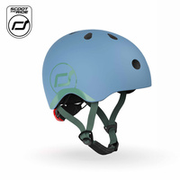 SCOOTANDRIDE Dziecięcy Kask i Ochraniacze Steel XXS-S ochronny Zestaw 1-5 lat
