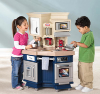 Little Tikes funkcjonalna Kuchnia dziecięca z wyposażeniem Master Chef z 14 akcesoriami i dźwiękami