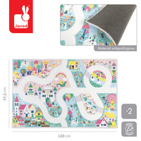 Mata dla dzieci do zabawy z drogą Zaczarowane królestwo Cross Roads Janod