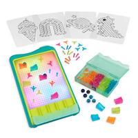 Podświetlany tor kulkowy i tablica artystyczna 2w1 Light-Up Marble Drop B.Toys