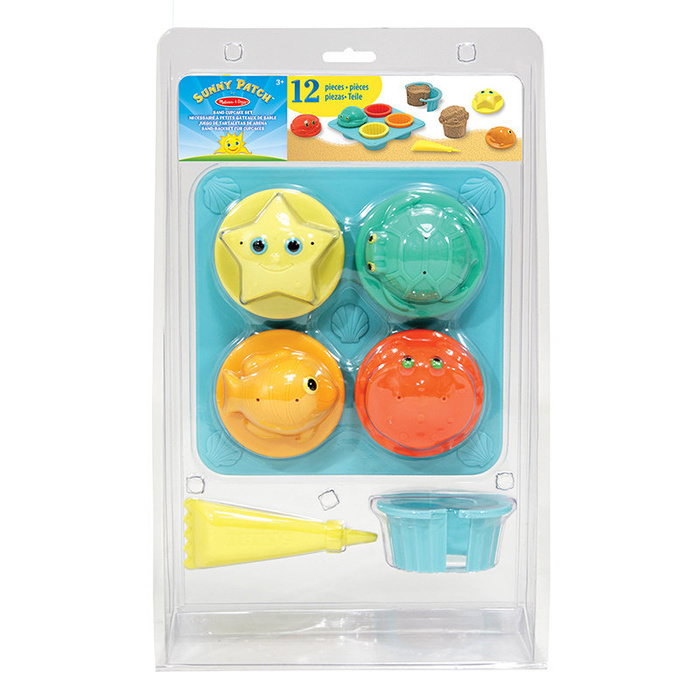 Foremki na plażę do piaskownicy formowanie babki muffinki Melissa and Doug