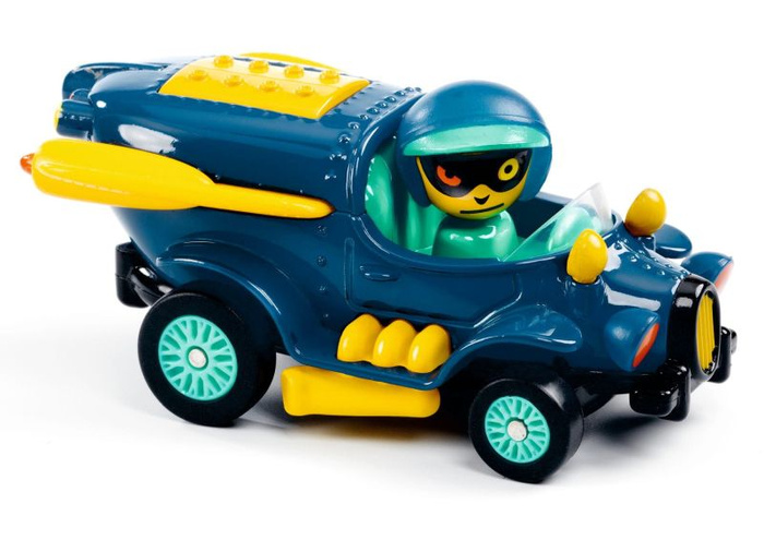 Autko Crazy Motors Navy Flying Djeco 