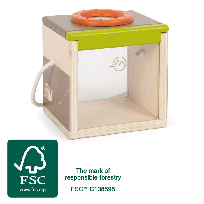 Pudełko na owady wbudowane szkło powiększające widok z 3 stron Discover Small Foot