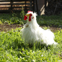 Pluszak dla dzieci biały kogut 33 cm Rappa