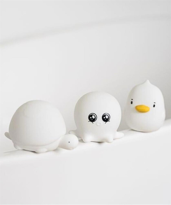 Lampki wodoodporne mini białe silikonowe 3 szt Rabbit & Friends 