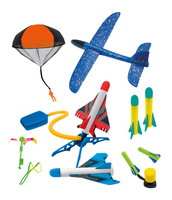 Latająca Nauka Zabawkowe rakiety odrzutowce szybowce spadochrony Buki