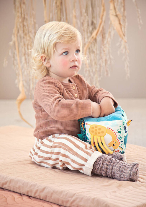 Wielofunkcyjna kostka z gryzakiem i pozytywką 7 odgłosów zwierząt Dżungla Lilliputiens