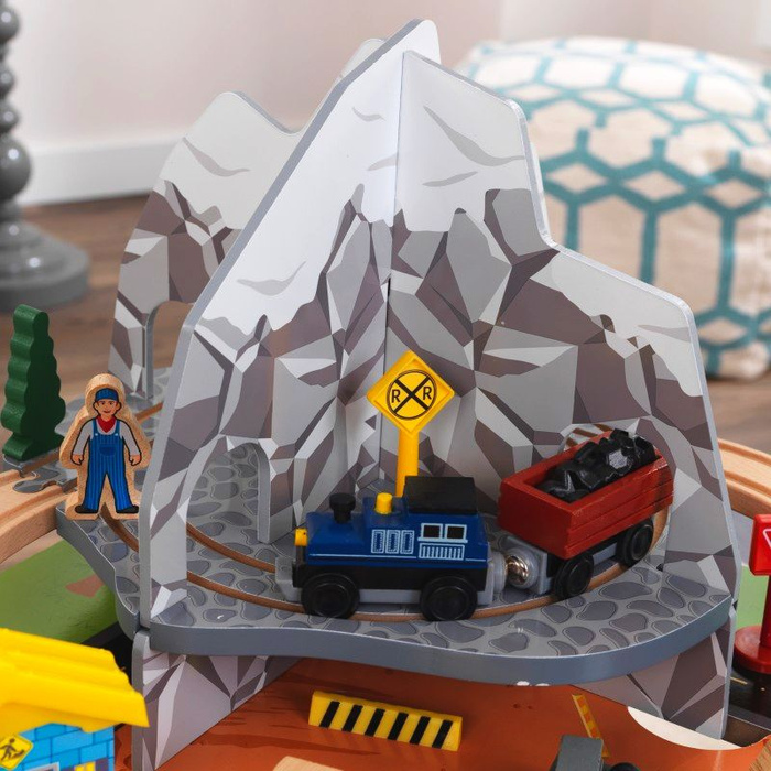 Drewniana kolejka górska dla dzieci stolik z akcesoriami Rocky Mountain KidKraft