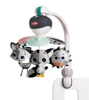 Tiny Love Karuzela podróżna dla niemowląt Magiczna Kraina z delikatną muzyką czarno-biała