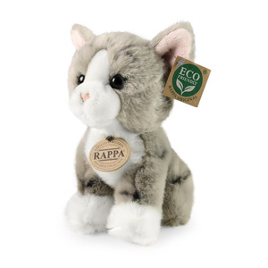 Pluszowy szary kot 18 cm Rappa maskotki