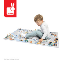 Mata dla dzieci do zabawy z drogą Biała Dolina Cross Roads Janod