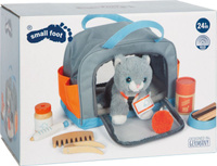 Pluszowy kotek z akcesoriami w torbie Small Foot