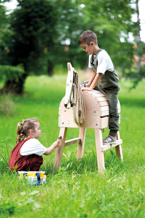 Torba jeździecka zestaw do pielęgnacji konia hobby horse Small Foot