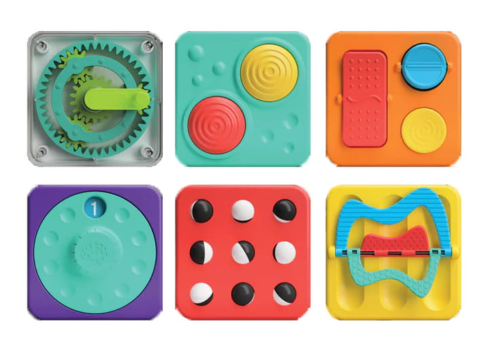 Drewniana baza tablicy sensorycznej PlayTab Fat Brain Toy