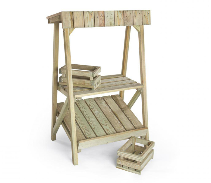 Drewniany sklep stragan do zabawy na zewnątrz Market Outdoor Erzi