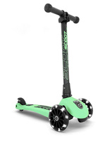 SCOOTANDRIDE Highwaykick 3 LED Hulajnoga składana ze świecącymi kółkami 3+ Kiwi