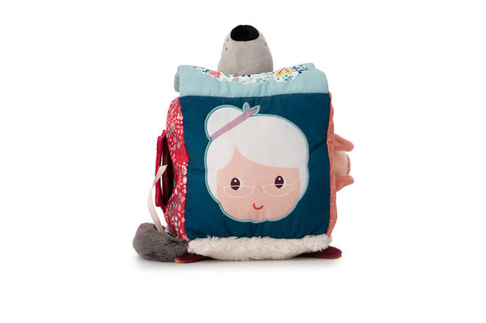 Wielofunkcyjna kostka dźwiękowa angażująca zmysły Wilk Louis 9 m+ Lilliputiens