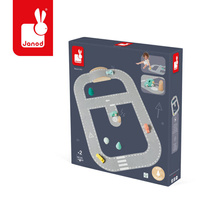 Filcowy tor dla autek z akcesoriami Janod