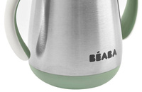 Bidon termiczny dla dziecka Niekapek ze słomką termobutelka 250ml Sage green Beaba