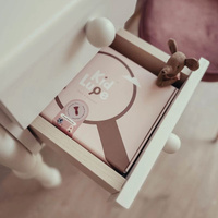 Mikroskop cyfrowy dla dzieci kieszonkowy KidLupe beżowy z ekranem LCD Kidinex