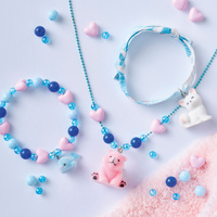 Zestaw kreatywny dla dzieci do tworzenia biżuterii z zawieszkami Małe zwierzątka Janod