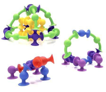 Przyssawki klocki Squigz Zestaw Delux