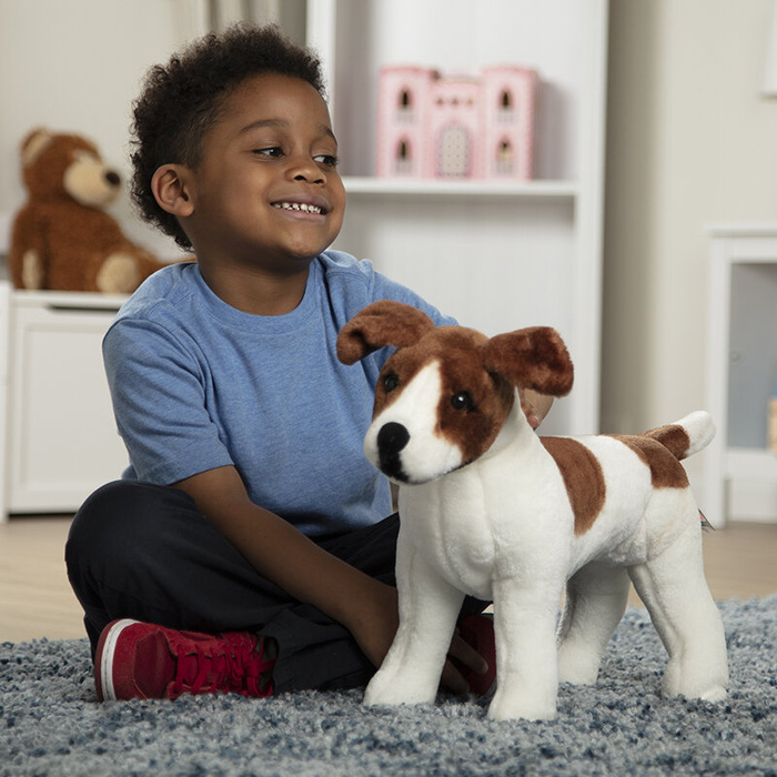 Przytulanka dla dzieci 50 cm Pies Jack Russell Terrier Melissa and Doug 