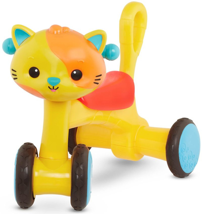 Jeździk dla dzieci 4-kołowy rowerek biegowy kotek Riding Buddy Cat ride-on B.Toys