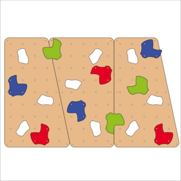 Zestaw trzech ścianek do wspinaczki dla dzieci Junior Erzi