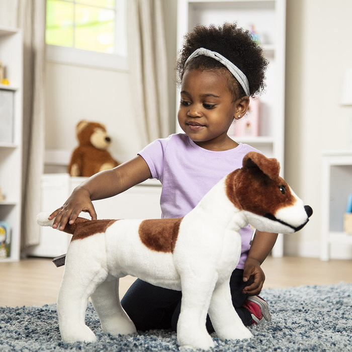 Przytulanka dla dzieci 50 cm Pies Jack Russell Terrier Melissa and Doug 