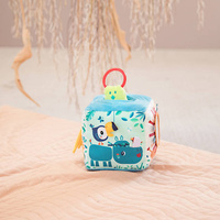 Wielofunkcyjna kostka z gryzakiem i pozytywką 7 odgłosów zwierząt Dżungla Lilliputiens