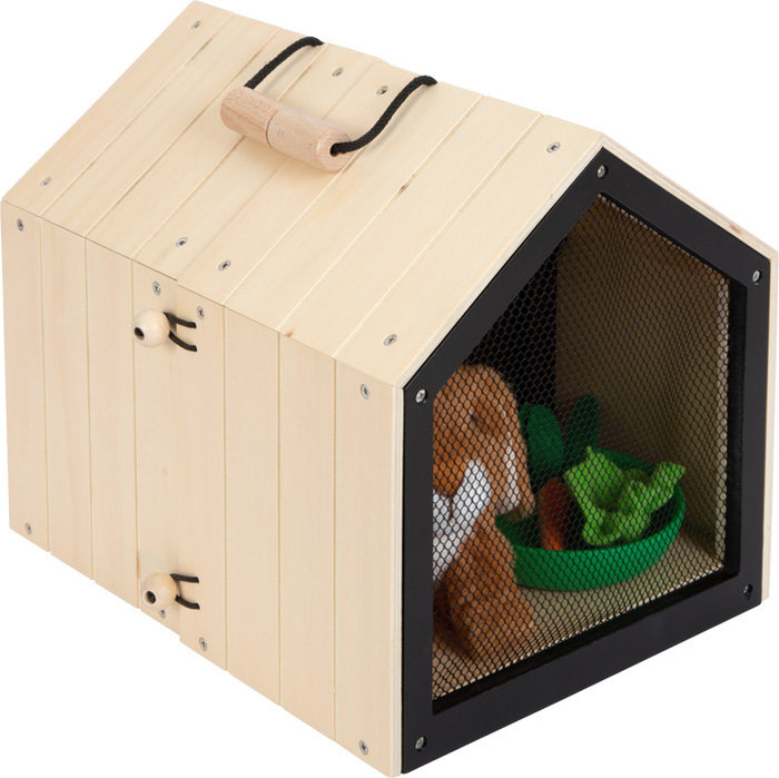 Rozsuwany domek drewniany z maskotką królik Albert Small Foot