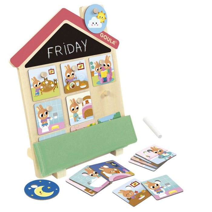 Edukacyjny zestaw do planowania dnia Routines House Goula