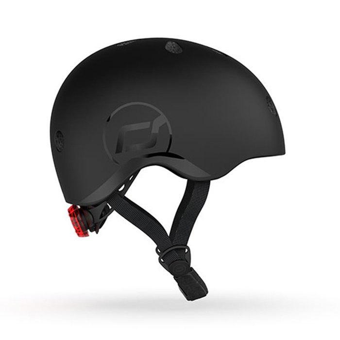 SCOOTANDRIDE Kask S-M dla dzieci 3+ lat Black