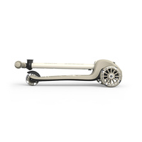 SCOOTANDRIDE Highwaykick 3S Hulajnoga z systemem sterowania 2w1 i kółkami LED składana 3+ Ash