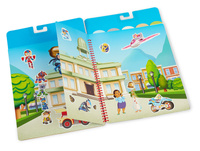 Naklejki wielokrotne Psi Patrol Restickable Stickers Flip-Flap Pad – Adventure Bay Melissa & Doug