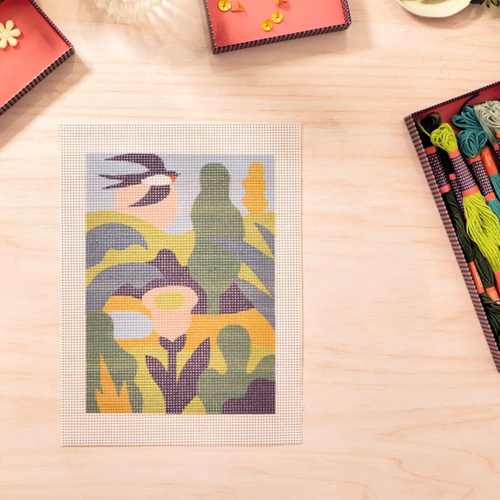 Djeco Zestaw artystyczny dla dorosłych Atelier 65 Haft gobelinowy