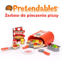 Zestaw do Pieczenia Pizzy z drewnianymi elementami Pretendables Fat Brain Toy