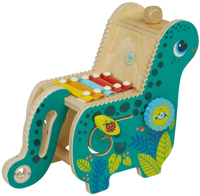 Zabawka muzyczna drewniany dinozaur Diego Manhattan Toy