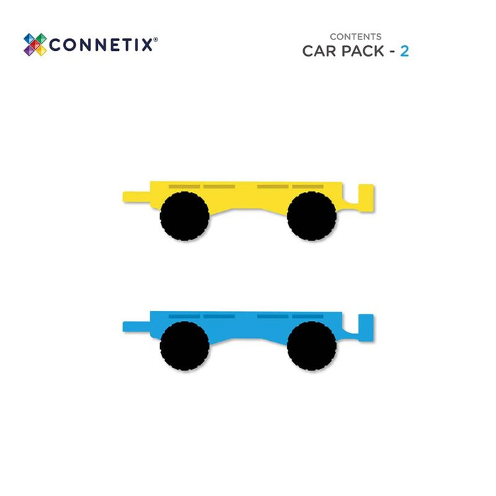 Klocki magnetyczne dla dzieci Rainbow Car Pack Connetix