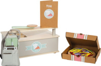 Drewniany zestaw kuchenny do robienia pizzy dla dzieci z piekarnikiem Small Foot