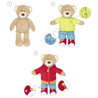 Miś edukacyjny do nauki ubierania Teddy Brommel Goki