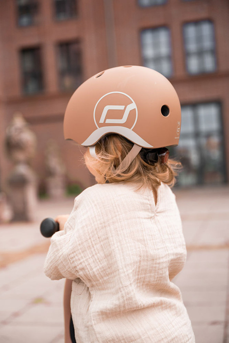 SCOOTANDRIDE Kask XXS-S dla dzieci 1-5 lat Mocha